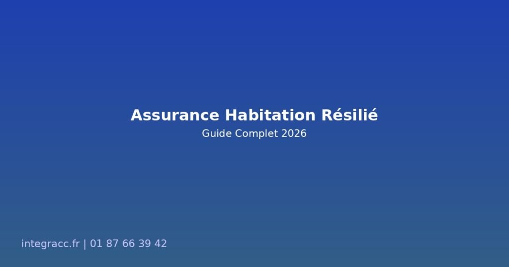 Assurance Habitation Résilié : Guide Complet pour Retrouver une Couverture en 2026