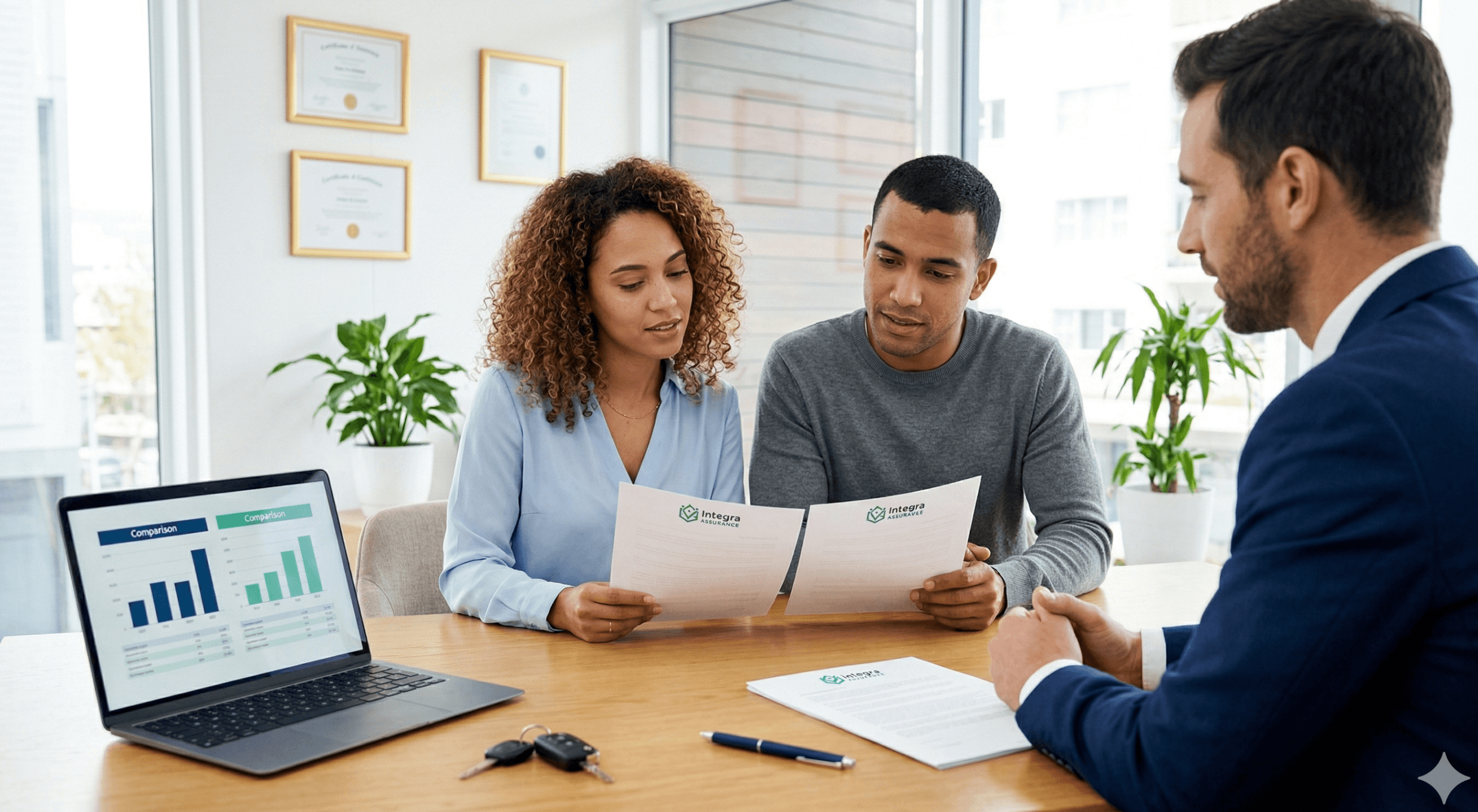 Assureur qui accepte résilié non paiement - couple consultant un courtier assurance spécialisé