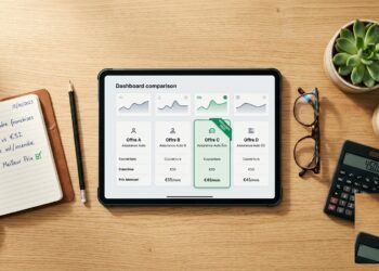 Assurance pour malus pas cher : tablette affichant un comparateur d