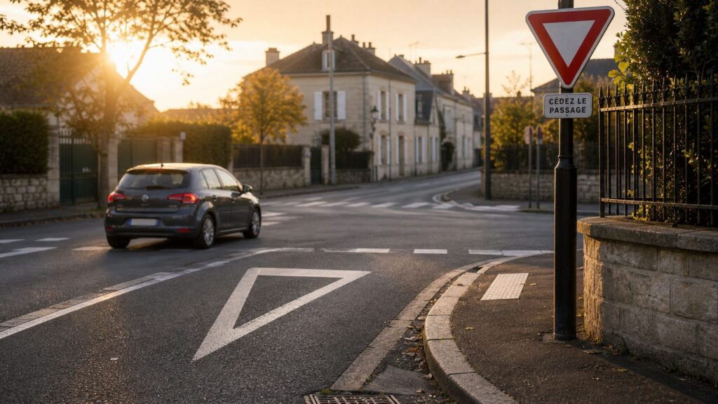 prevention priorite intersection assurance auto