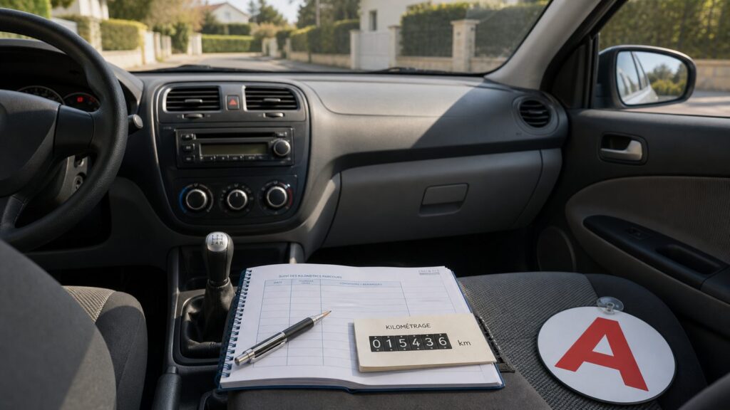carnet conduite accompagnee kilometrage AAC assurance