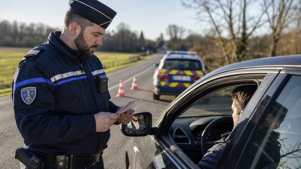 véhicule non assuré FGAO - contrôle routier