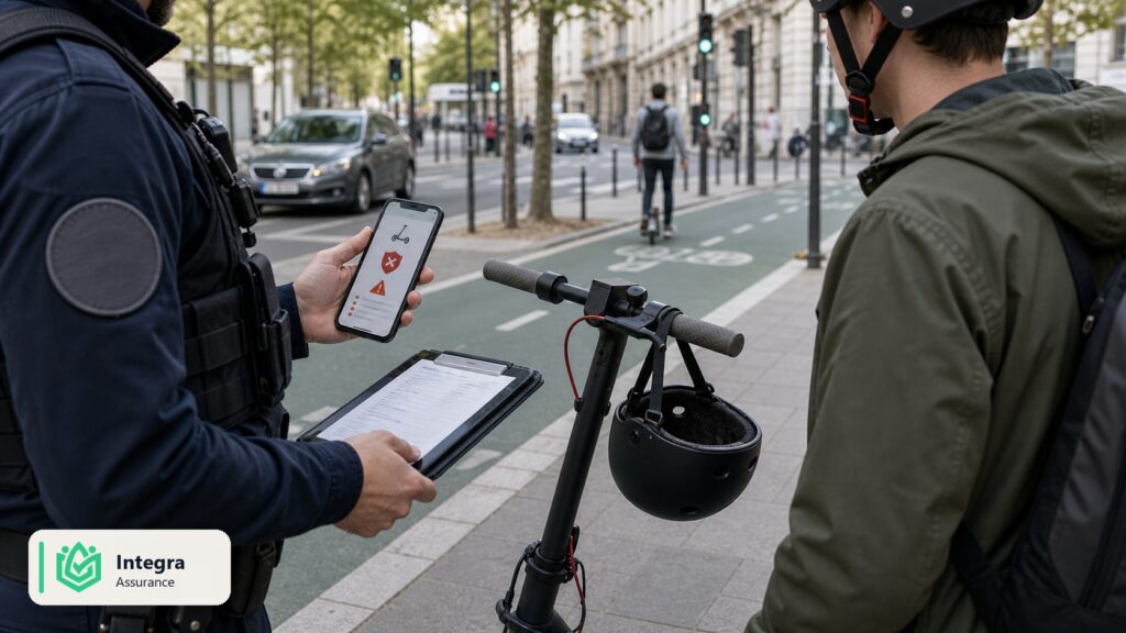 Amende trottinette sans assurance montant : guide complet 2026