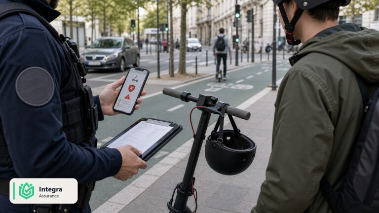 Amende trottinette sans assurance montant : guide complet 2026