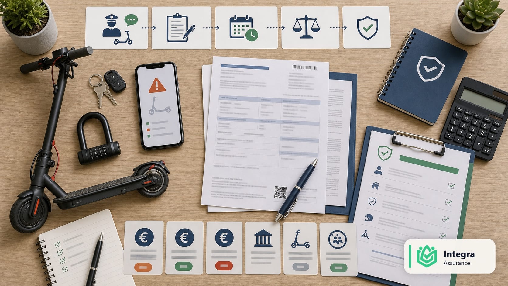 Sanctions amende trottinette sans assurance Integra Assurance