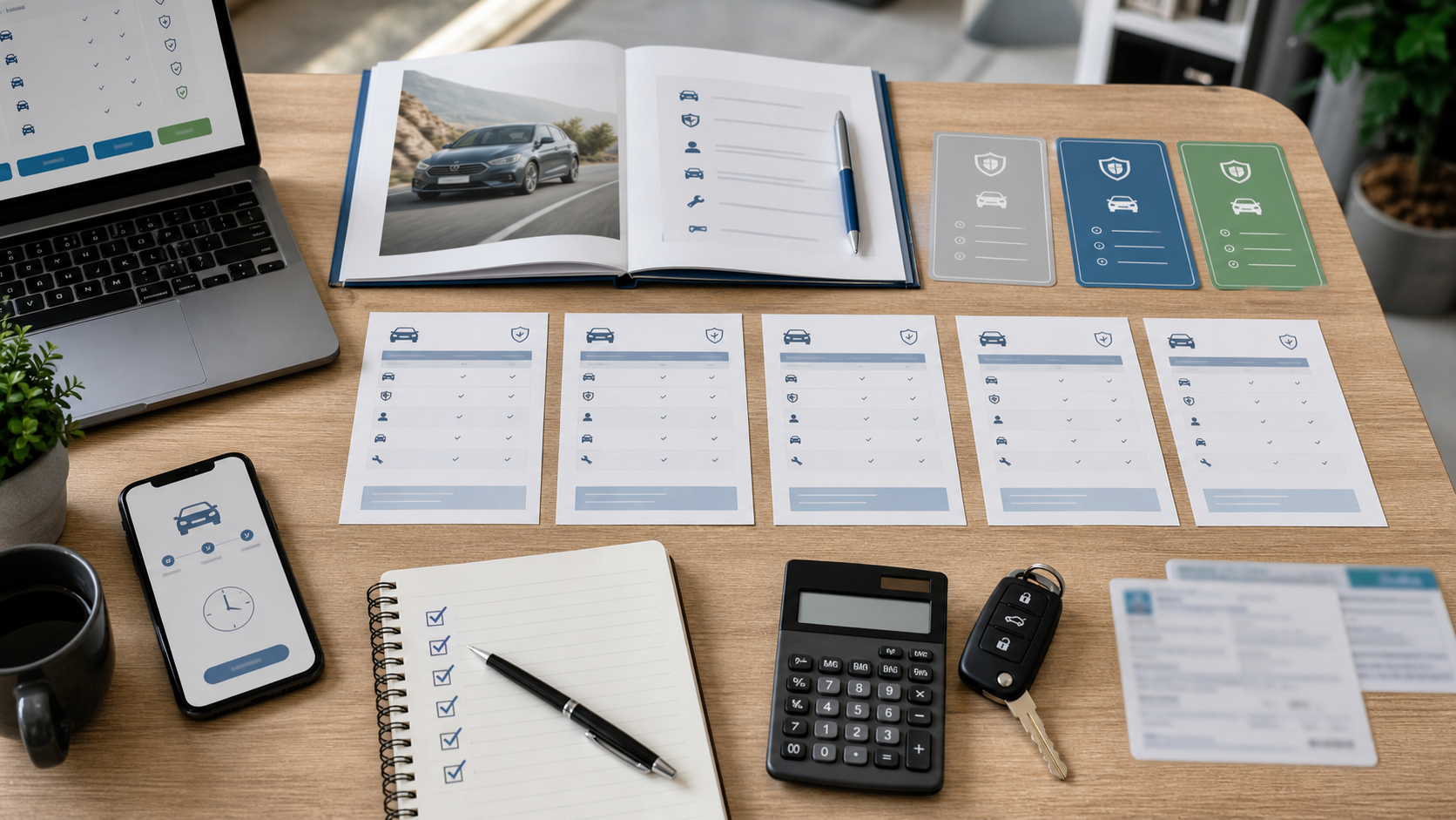 Methode pour comparer plusieurs devis assurance auto a garanties equivalentes
