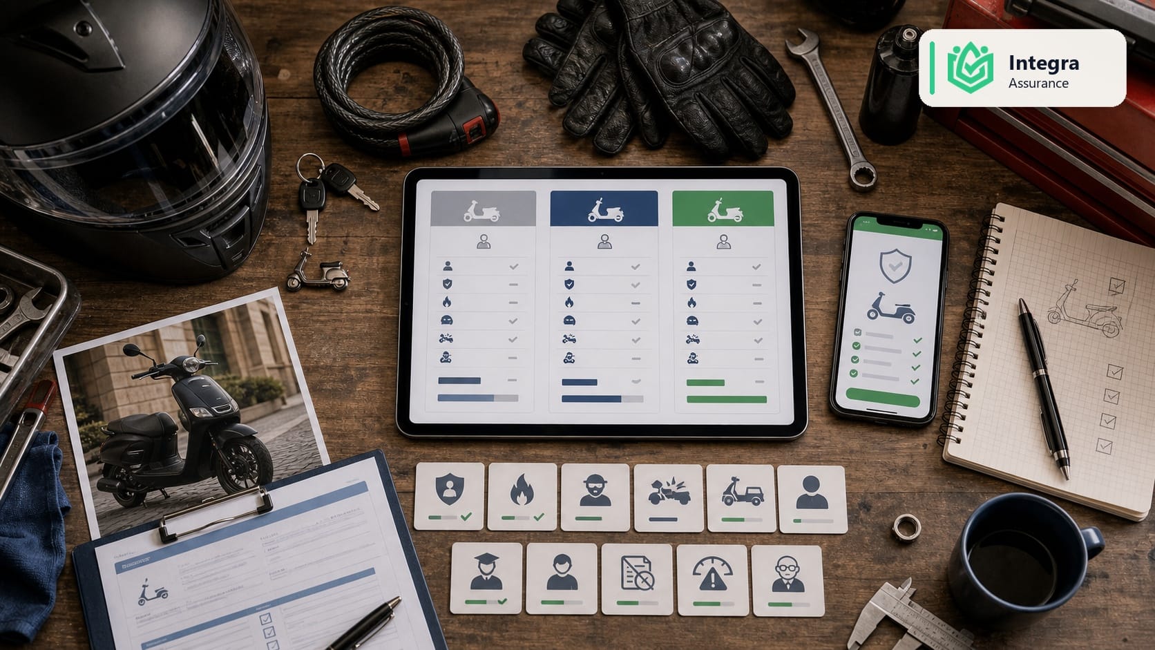 Comparatif formules assurance scooter 50cc Integra Assurance