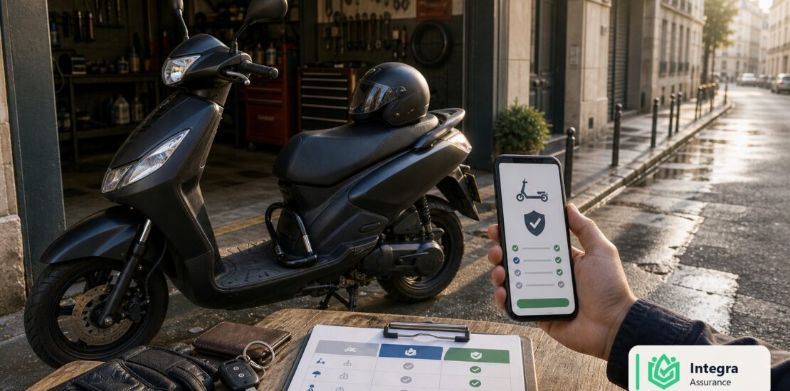 Assurance scooter 50cc pas cher garage urbain Integra Assurance