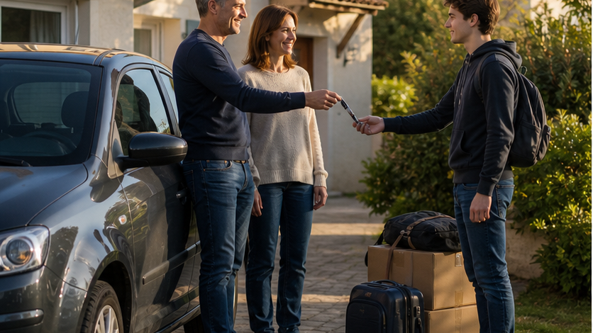 Voiture au nom des parents assurance