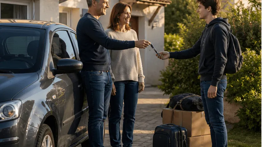 Voiture au nom des parents assurance