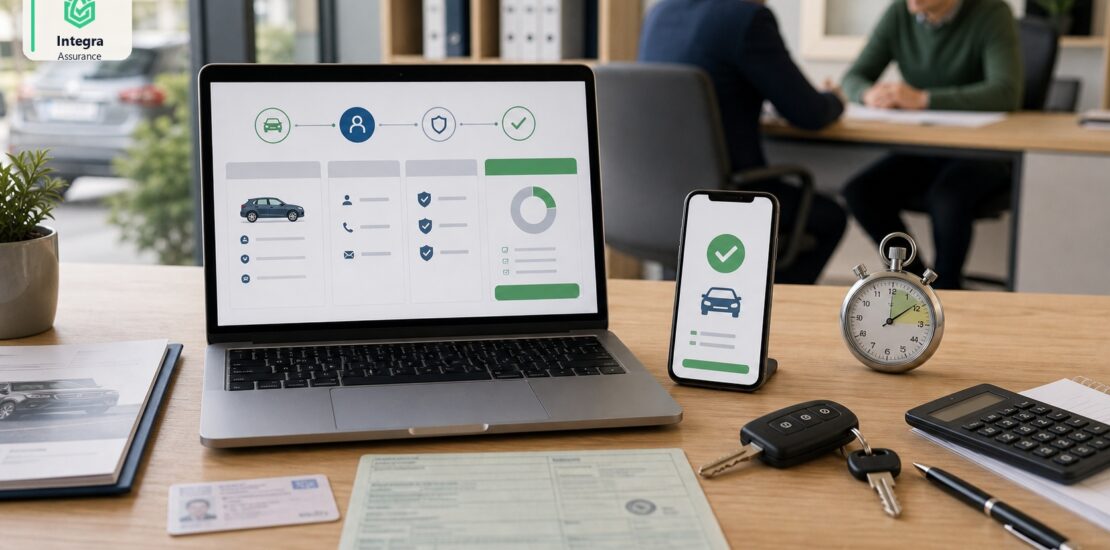 Devis assurance auto rapide avec signature Integra Assurance