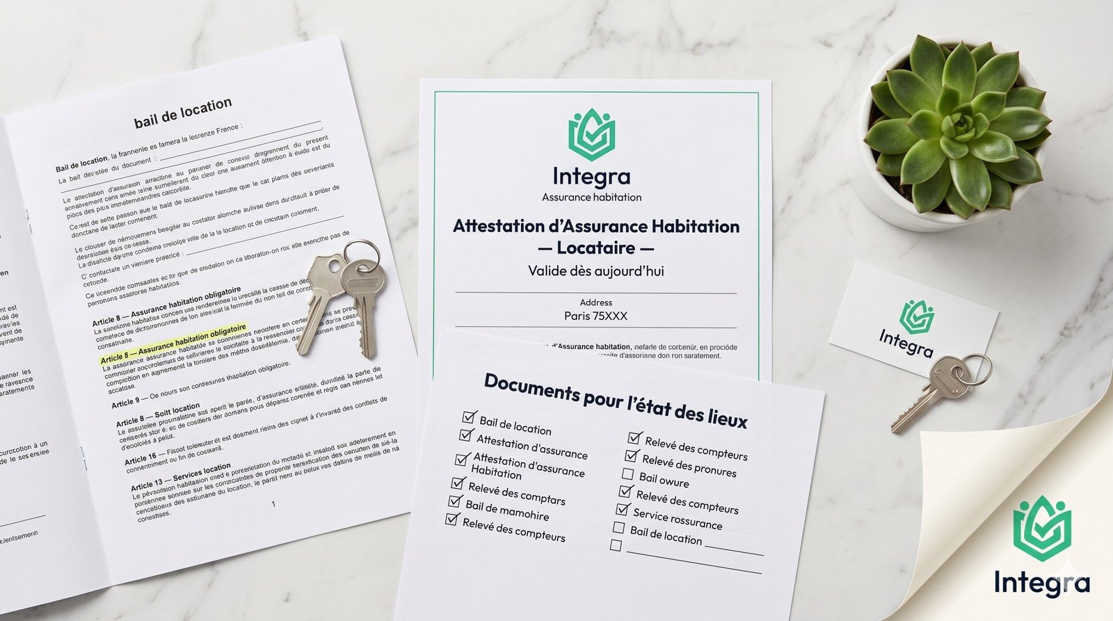 Conseiller Integra Assurance comparant des offres d'assurance habitation sans antécédent sur un écran d'ordinateur