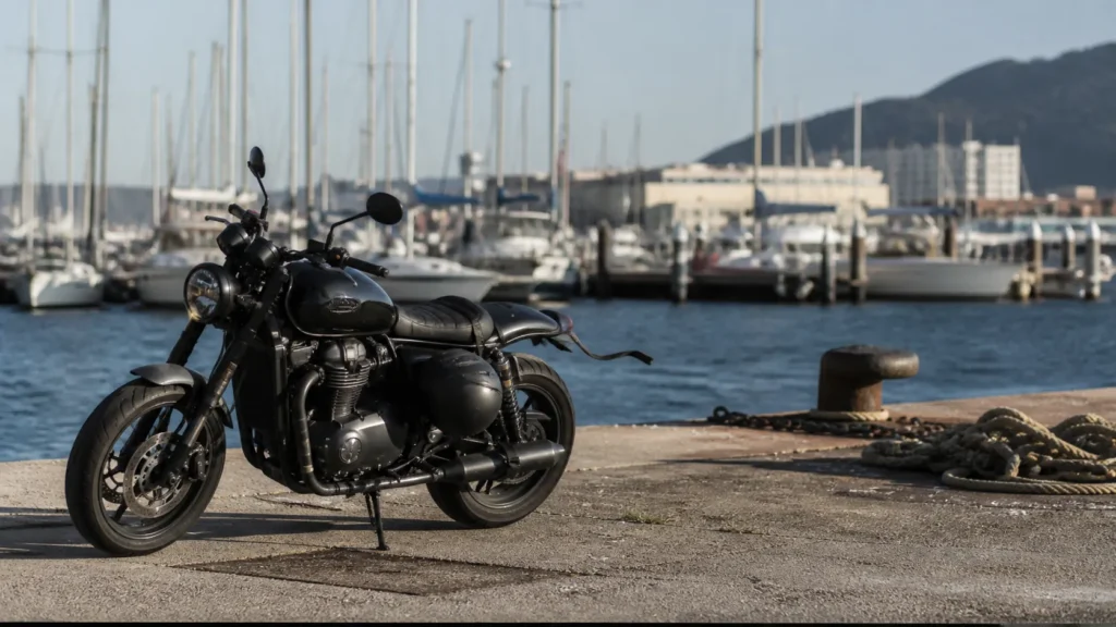 Illustration assurance moto à Toulon